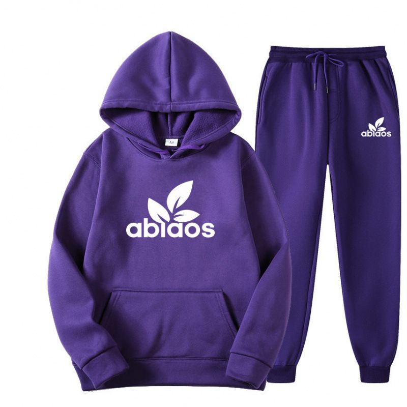 Felpa con cappuccio spessa invernale per uomo, stile coreano, jogger, sportivo, casual, da uomo, due pezzi_voghion.com
