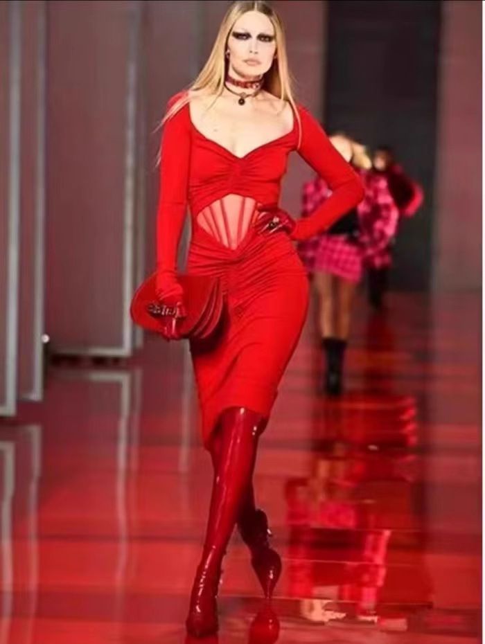 Scarpe col tacco alto da donna, autunno, nuove, con cinturino con fibbia a una parola, stiletto in metallo, alla moda, versatili, nere, personalizzate, a punta, singole,_voghion.com