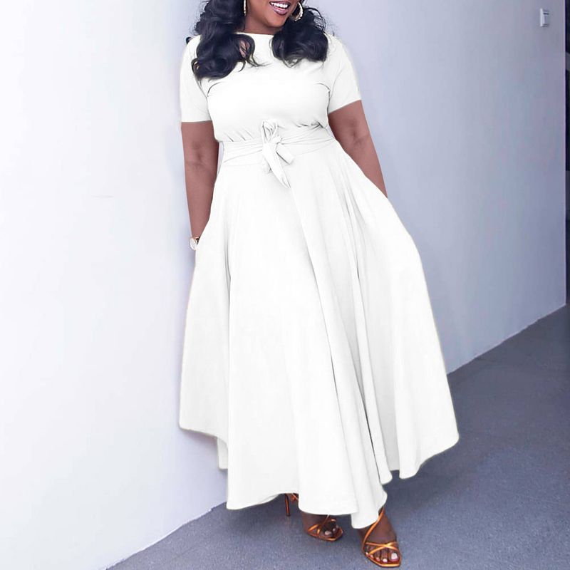 D3184 Women's 2023 Summer New Fashionable Style Strap Large Dress_voghion.com