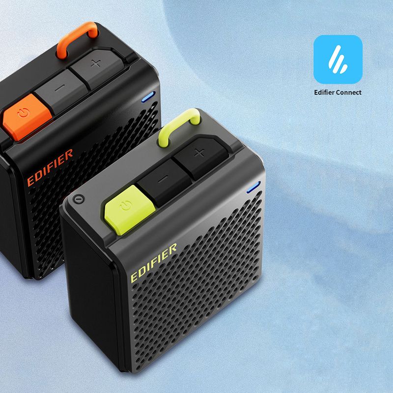 Edifier MP85 Bærbar 70g Letvægts Bluetooth 5.3 Trådløs APP Kontrol EQ Indstillinger Campinghøjttaler_voghion.com