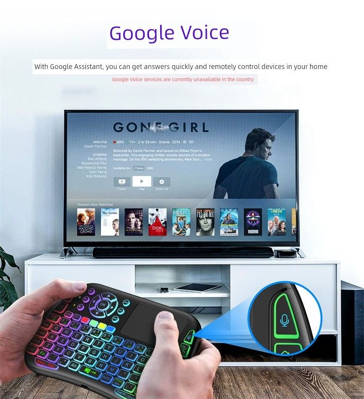 Mini Wireless Tastatur Maus Super Große Touch Volle Kompatibel Mit NoEbook Computer-TV Se Top Box Fernbedienung_voghion.com