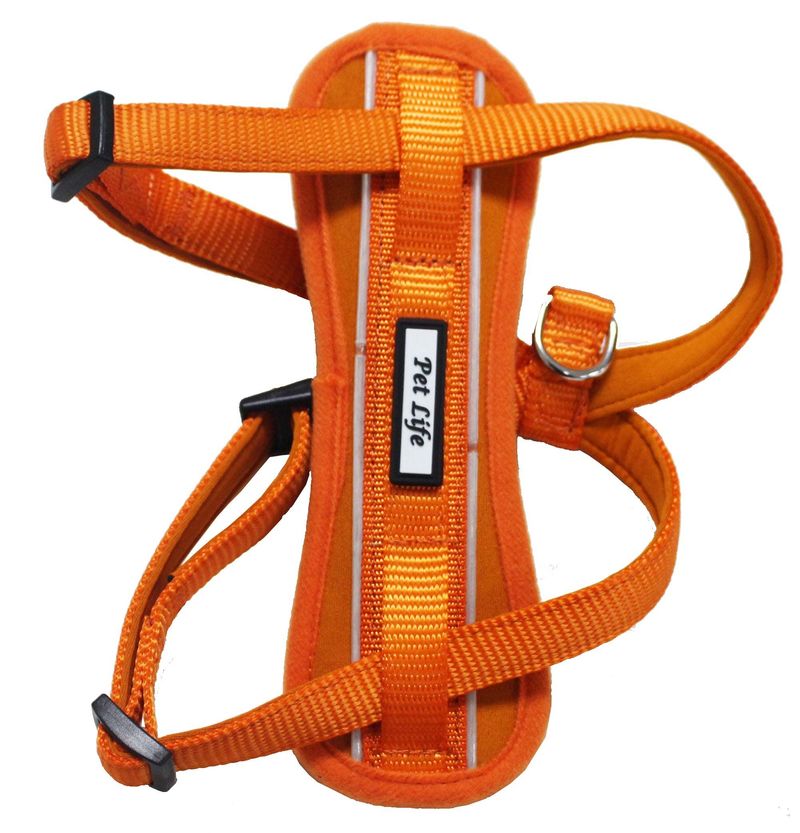 Mountaineer Chest Compression Adjustable Reflective Easy Pull Dog Harness_voghion.com