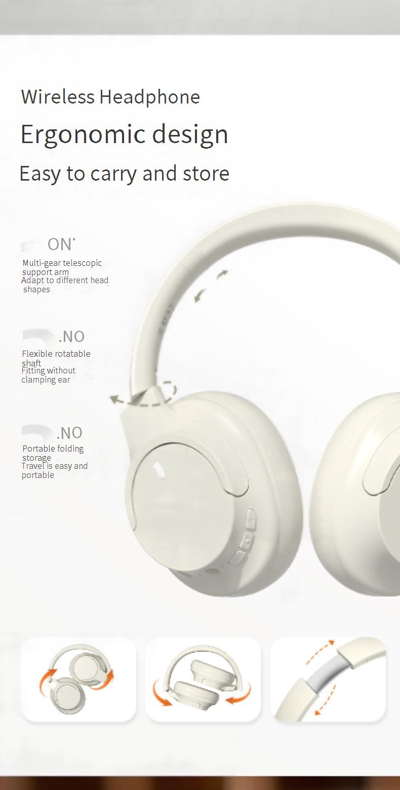 Fones de ouvido Bluetooth Novo fone de ouvido Bluetooth universal montado na cabeça Novo produto modelo privado fone de ouvido com redução de ruído_voghion.com
