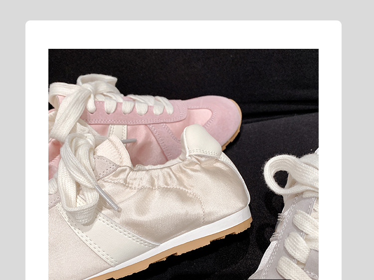 Women's Silver Ballet Training Shoes For Women New Satin Breathable Casual Sports Shoes For Women Forrest Gump Shoes_voghion.com