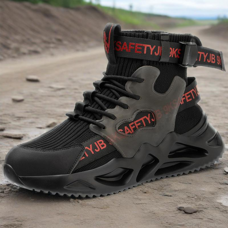 Men Work Safety Shoes Anti-puncture Working Sneakers Male Indestructible Work Shoes Men Boots Lightweight Men Shoes Safety Boots_voghion.com