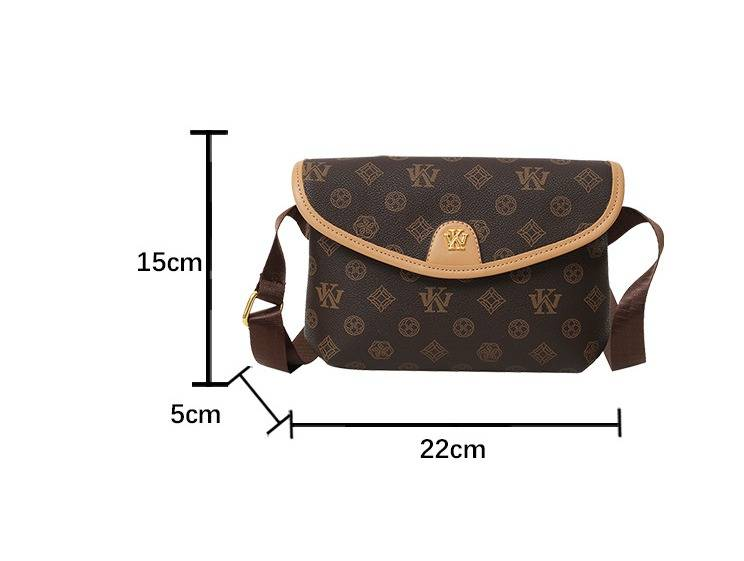 Borsa da viaggio e borse Cross Border Bag da donna, nuova, retrò, versatile, con stampa alla moda, temperamento, marsupio, borsa a tracolla_voghion.com