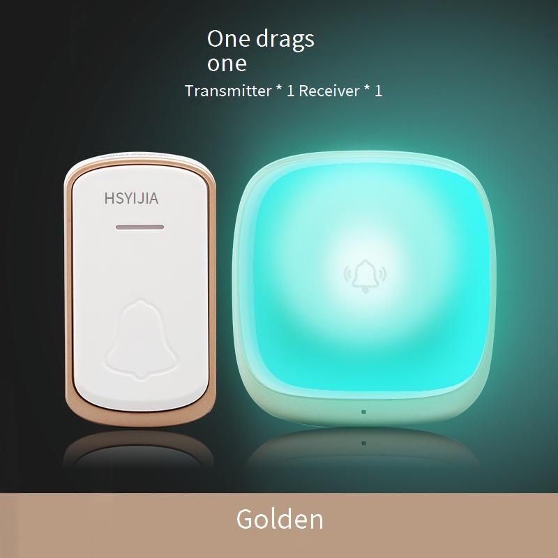 Wireless Doorbell With Remote Control, 200m Long Range, 36 Chime Tones, Loud Alarm & LED Flash, Ideal For Elderly & Hearing Impaired_voghion.com