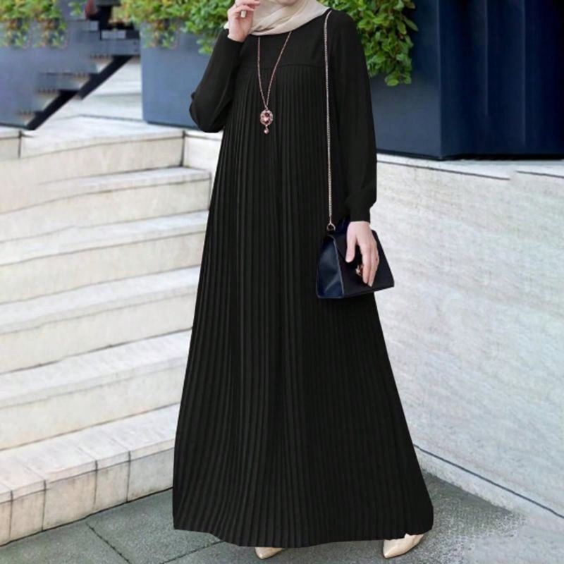 Muslim 2025 New Dress Women's Clothing Finale Long Skirt Elegant And Fashionable_voghion.com