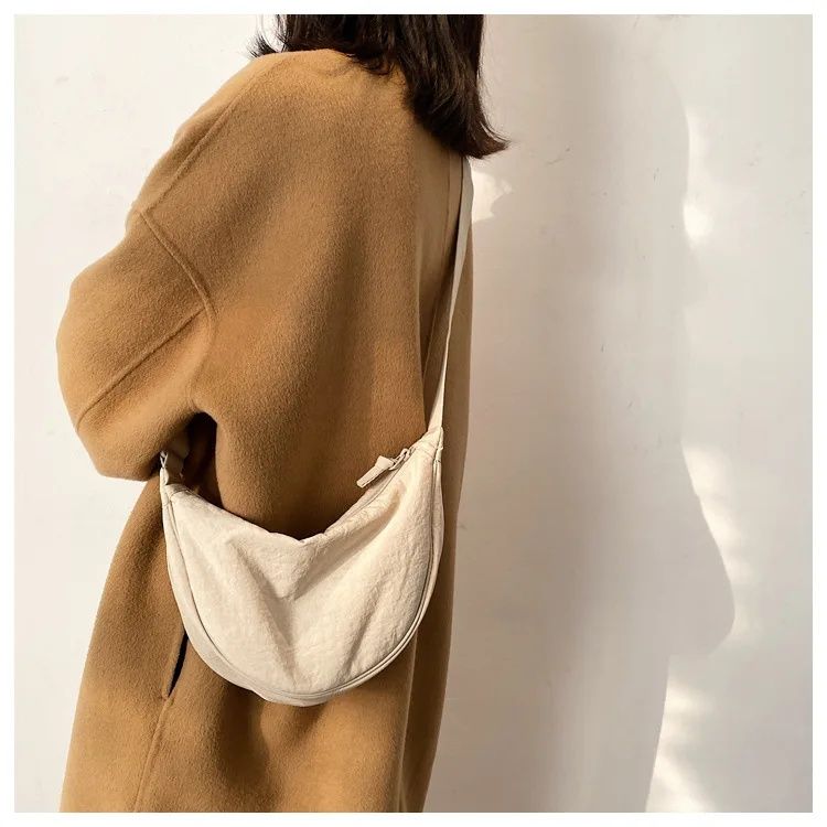 Borse a tracolla casual in nylon Hobos per donna, borse a tracolla firmate, grande capacità, borsa da viaggio per signora, borse da donna_voghion.com