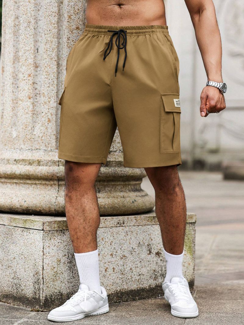 Pantalones cortos de verano para hombre, modernos, estilo americano, finos, holgados, informales, rectos_voghion.com