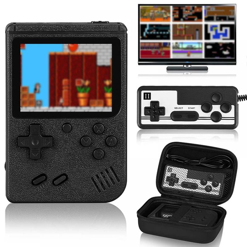 Retro Portable Mini Video Console Built-in 400 Games 3.0 Inch LCD Screen Kids Gift 8-Bit Handheld Game Player AV Output_voghion.com