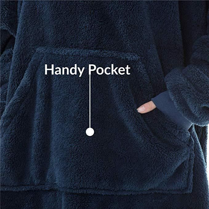Loose Double Sided Fleece Blanket Couple Style Parent Child Wear Home Clothes_voghion.com