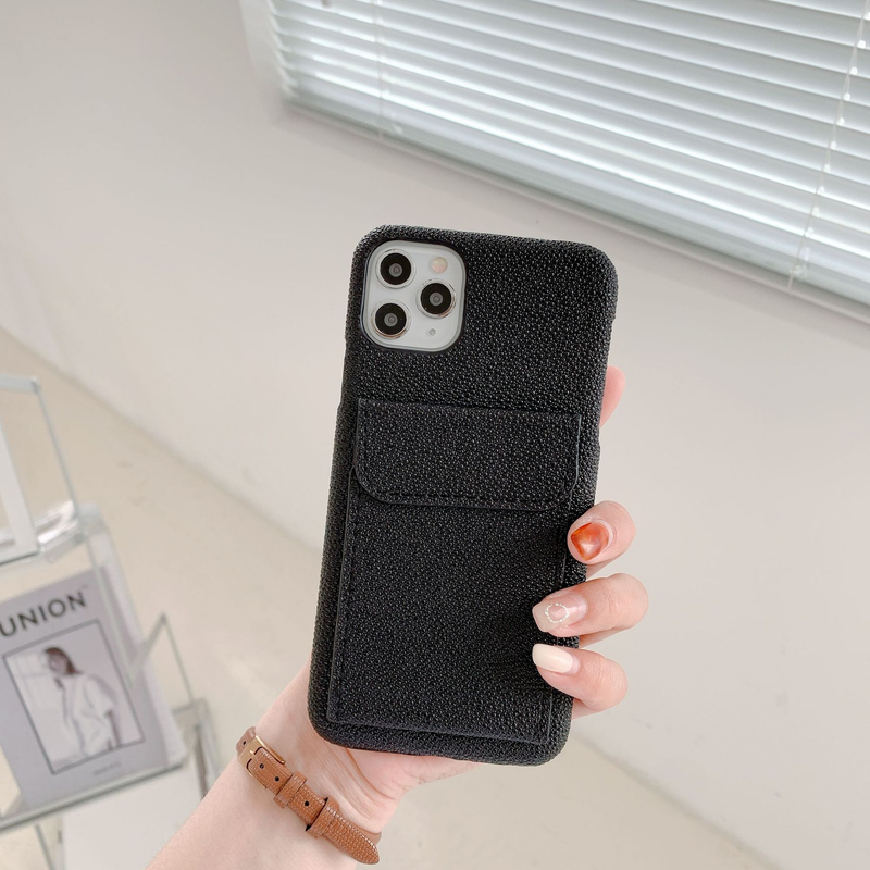 Mobile phone case card holder mobile phone case suitable for iPhone 15 protective cover Apple 14/12 multi-function protective case foreign trade_voghion.com