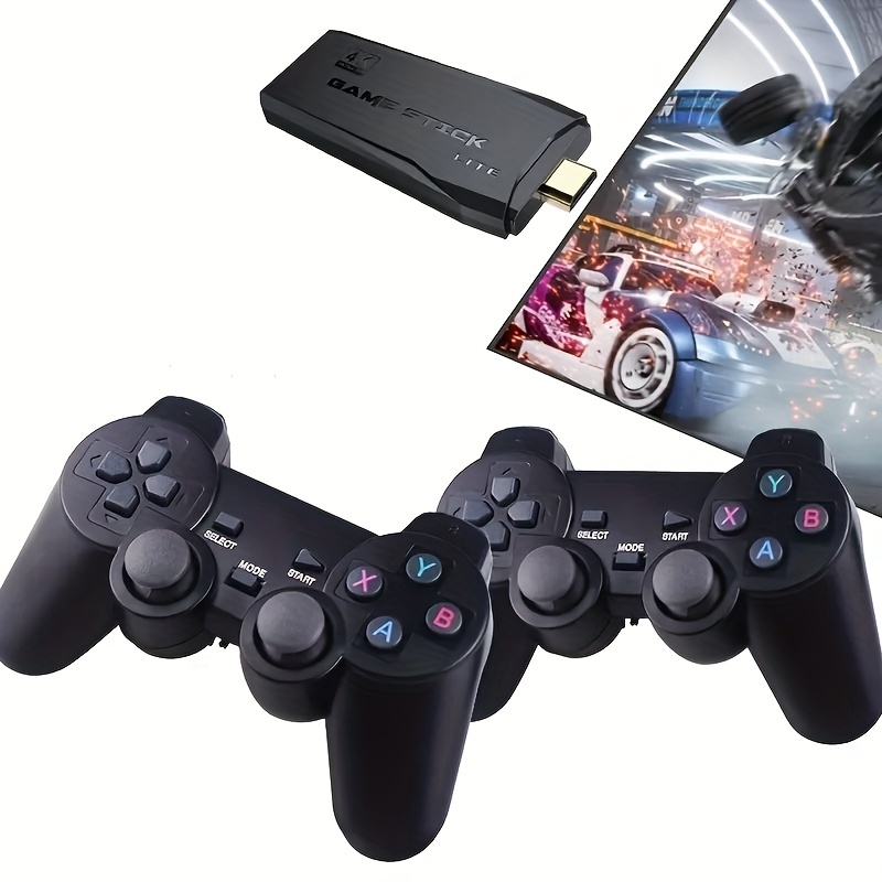 Game Stick Ultra Video Game Console For PS1/SEGA/SNES/MAME Retro TV Game Console HDMI-Compatible 64GB 10000+ Games_voghion.com