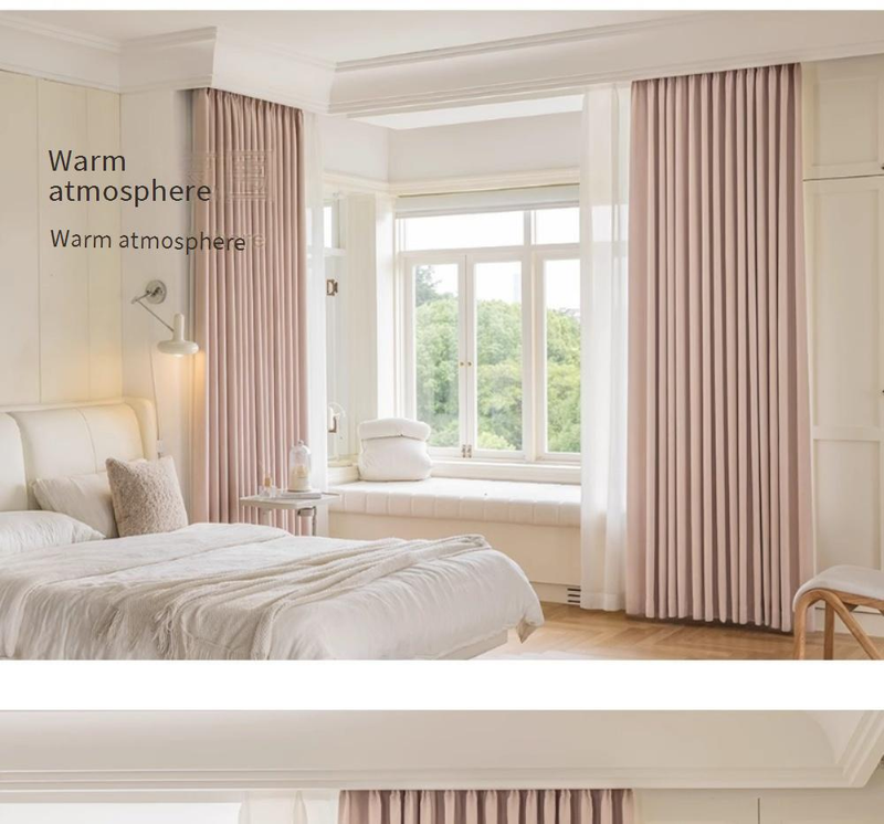 Australische Wolle Kaschmir Vorhänge Kaschmir Wohnzimmer Samt Milch Tee Licht Luxus Samt Französisch Schlafzimmer Blackout Samt Samt_voghion.com