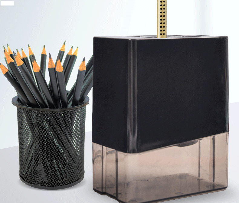 QL Smart Electric Pencil Sharpener - Dual Hole Automatic Pencil Sharpener With Eraser For Students, Artists & Office Use_voghion.com