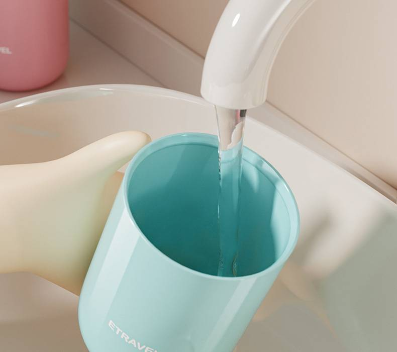 Portable Kids Travel Toothbrush Cup Set With Storage Case - Cute Pig Design, Tritan Material, Lightweight & Durable For Boys & Girls_voghion.com
