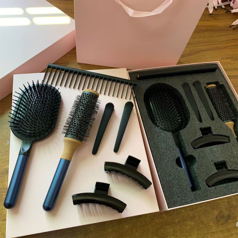 Pettine con cuscino d'aria, pettine massaggiante antistatico, pettine per capelli lunghi, pettine per lo styling dei capelli, set di pettini con airbag, massaggio con airbag per capelli morbidi_voghion.com