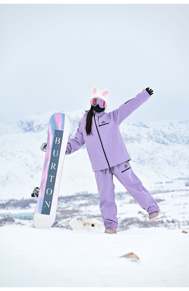 Neuer Damenanzug Internet Celebrity Trendy Alternative Skijacke mit Baumwolle und verdickter Windjacke mit Kapuze_voghion.com