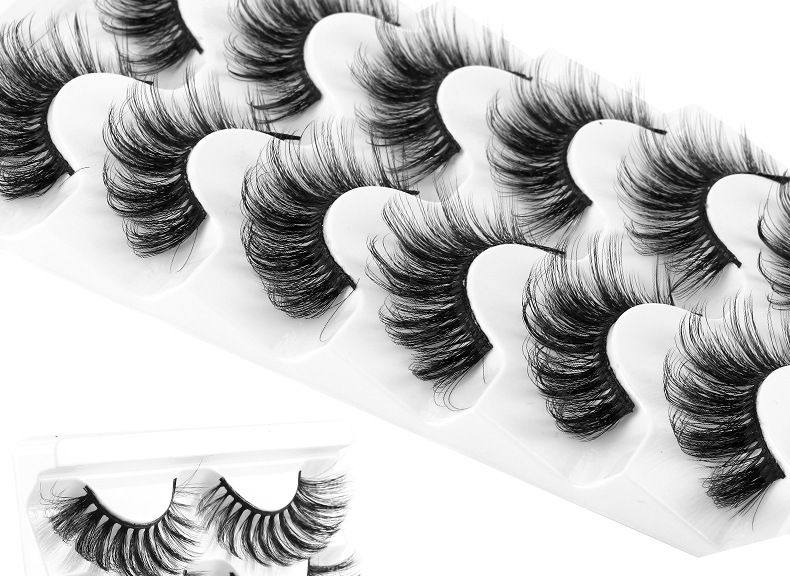 8D False eyelash planting grafting Eyelash Wholesale curl thick 6 pairs_voghion.com