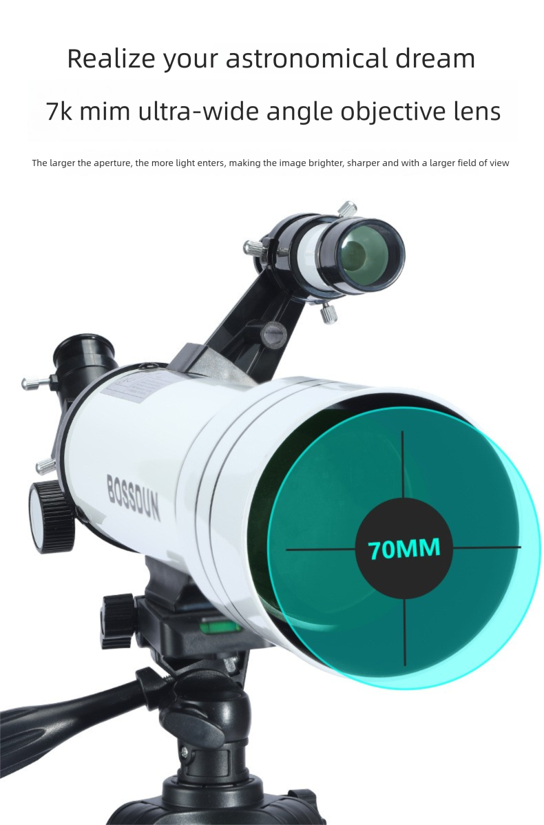 New 70400 Astronomical Telescope 333.35x High Definition Low Light Night Vision Photography Stargazing Moon Viewing Gift_voghion.com