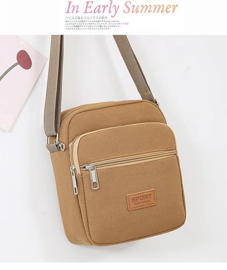 Women's Shoulder Crossbody Large Capacity Small Square Bag Lightweight Wear-resistant Wallet_voghion.com