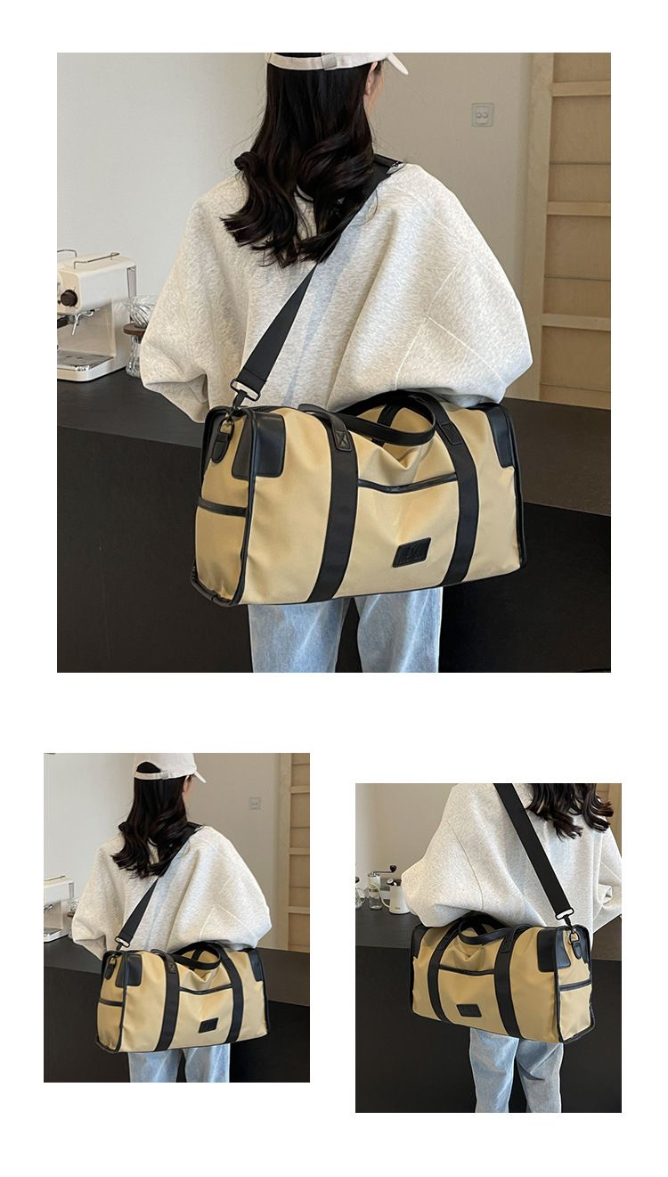 Short Distance Portable Sports Fitness Bag Large Capacity Travel Bag High Appearance Level Portable Foldable Luggage Storage Bag_voghion.com