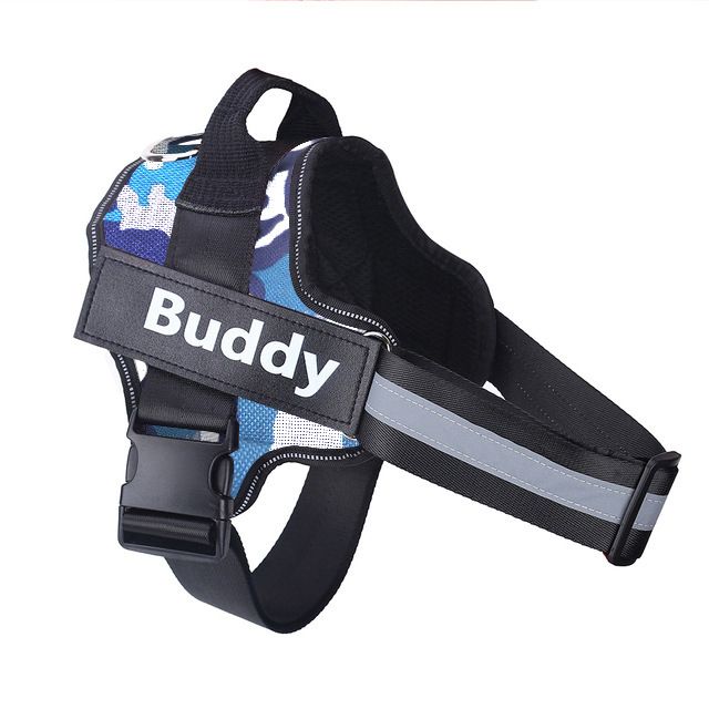Explosion-Proof Pet Harness Large Dog Leash Vest-Style Reflective Chest Strap_voghion.com