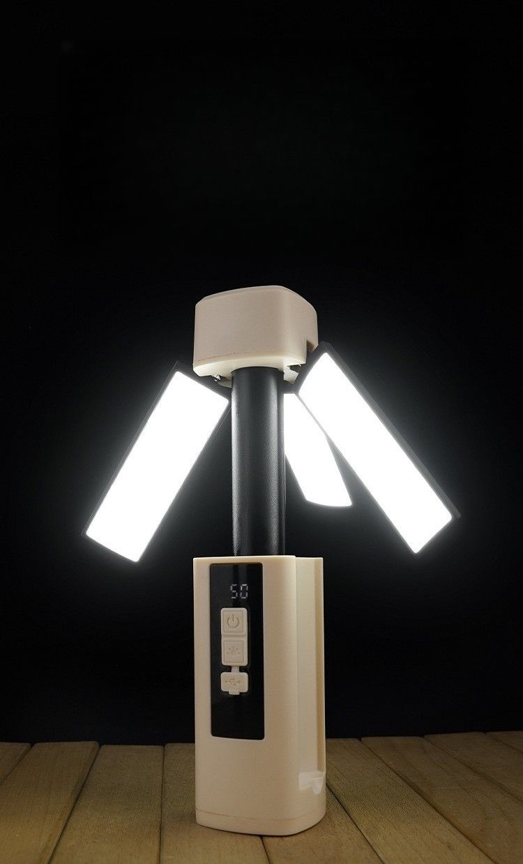 Cross-border New Outdoor Multi-functional Rechargeable Telescopic Folding Lighting Tent Camp Camping Light_voghion.com