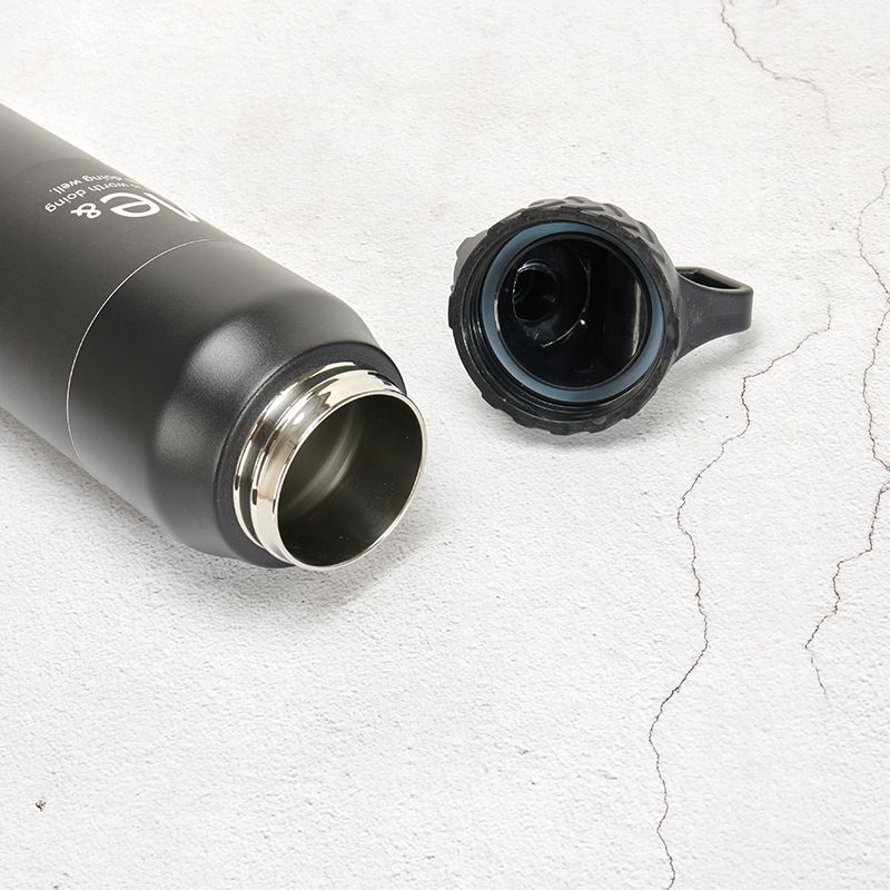 Ciclismo Tazza isolata in acciaio inossidabile Sport all'aria aperta Maniglia portatile Spazio Pentola Tazza d'acqua Doppio strato_voghion.com