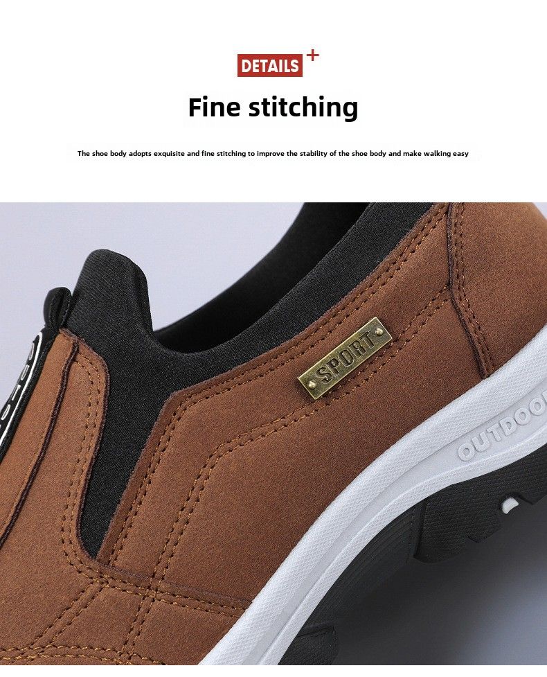 Men's shoes casual shoes leather shoes sports shoes men's breathable and not smelly feet one pedal men's shoes_voghion.com