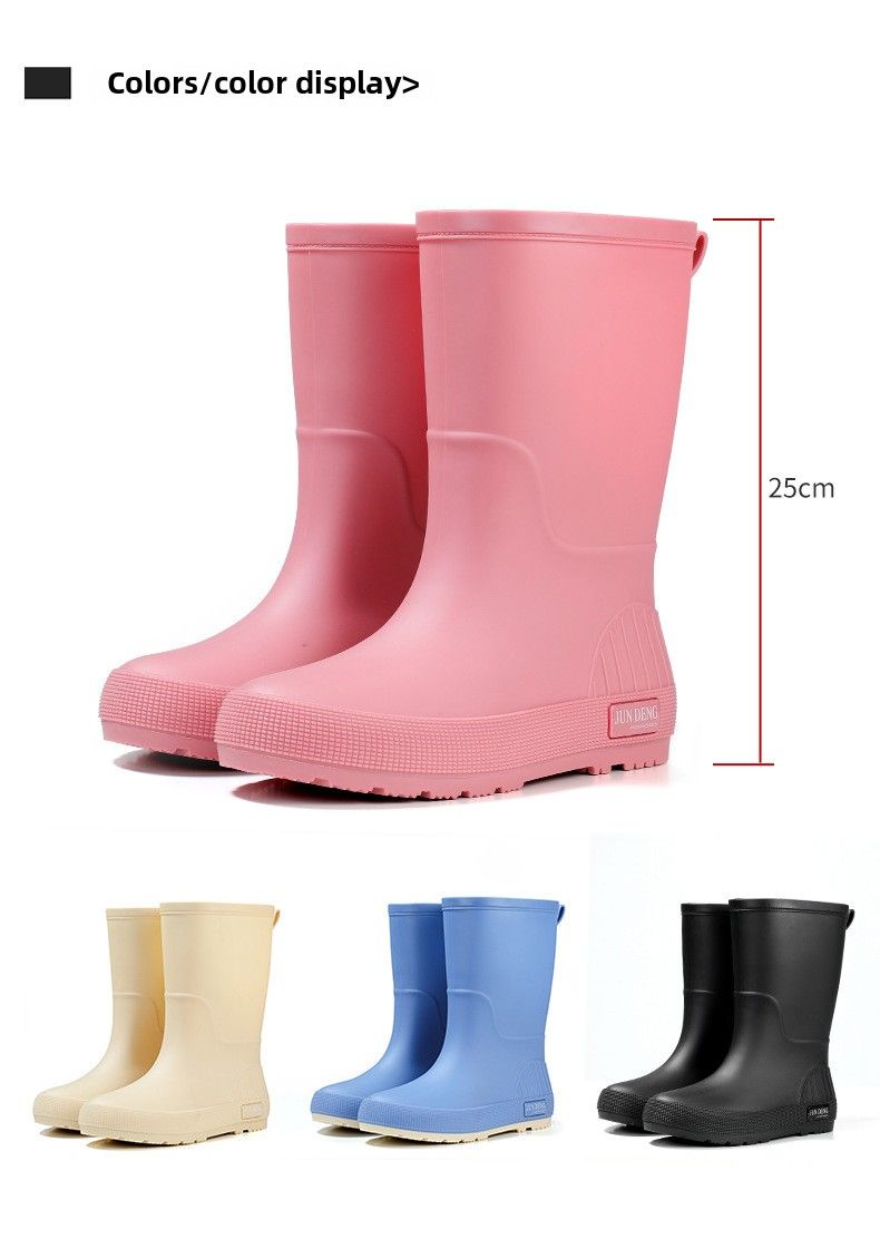 Scarpe casual da donna in PVC impermeabili e antiscivolo, resistenti all'usura, per autolavaggio, scarpe da pioggia alla moda da donna_voghion.com