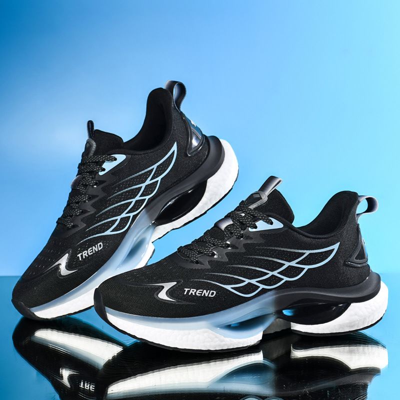 Scarpe da corsa da uomo estive 2025 di qualità imbattibile, traspiranti, con suola spessa, ammortizzate e con bottoni rotanti, per uomo_voghion.com