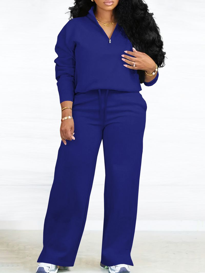 Abbigliamento da donna autunno e inverno felpa a maniche lunghe pantaloni con coulisse casual due pezzi suit_voghion.com