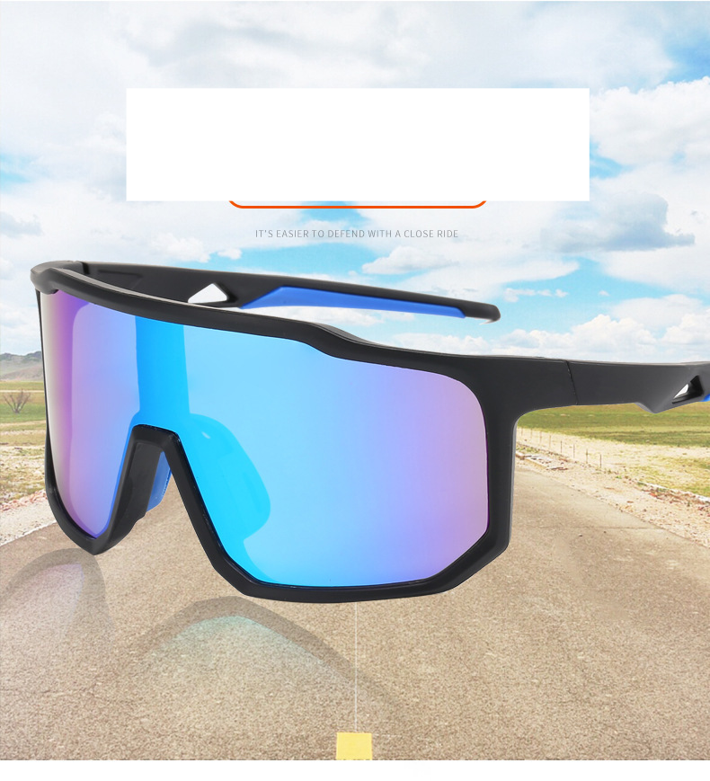 Lunettes coupe-vent unisexes Cycg pour l'extérieur, grand cadre, cycg, ski, alpinisme, route, vélo de montagne, lunettes de sport pour femmes_voghion.com