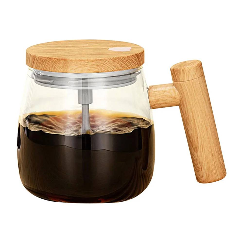 Electric automatic stirring cup 400ml coffee stirring cup self-adjusting cup (without battery)_voghion.com