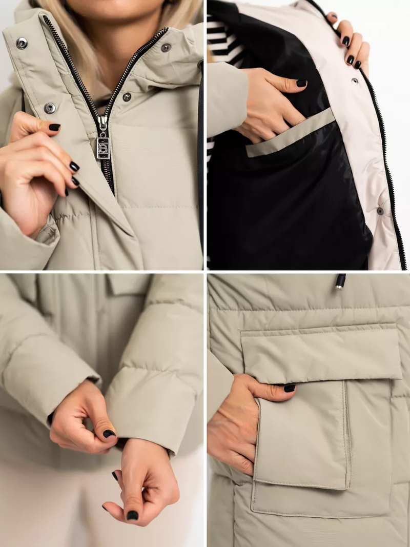Damenbekleidung Kurzjacke High-End-Mantel Marke Damen Winter Daunenjacke Trendy und einfach_voghion.com