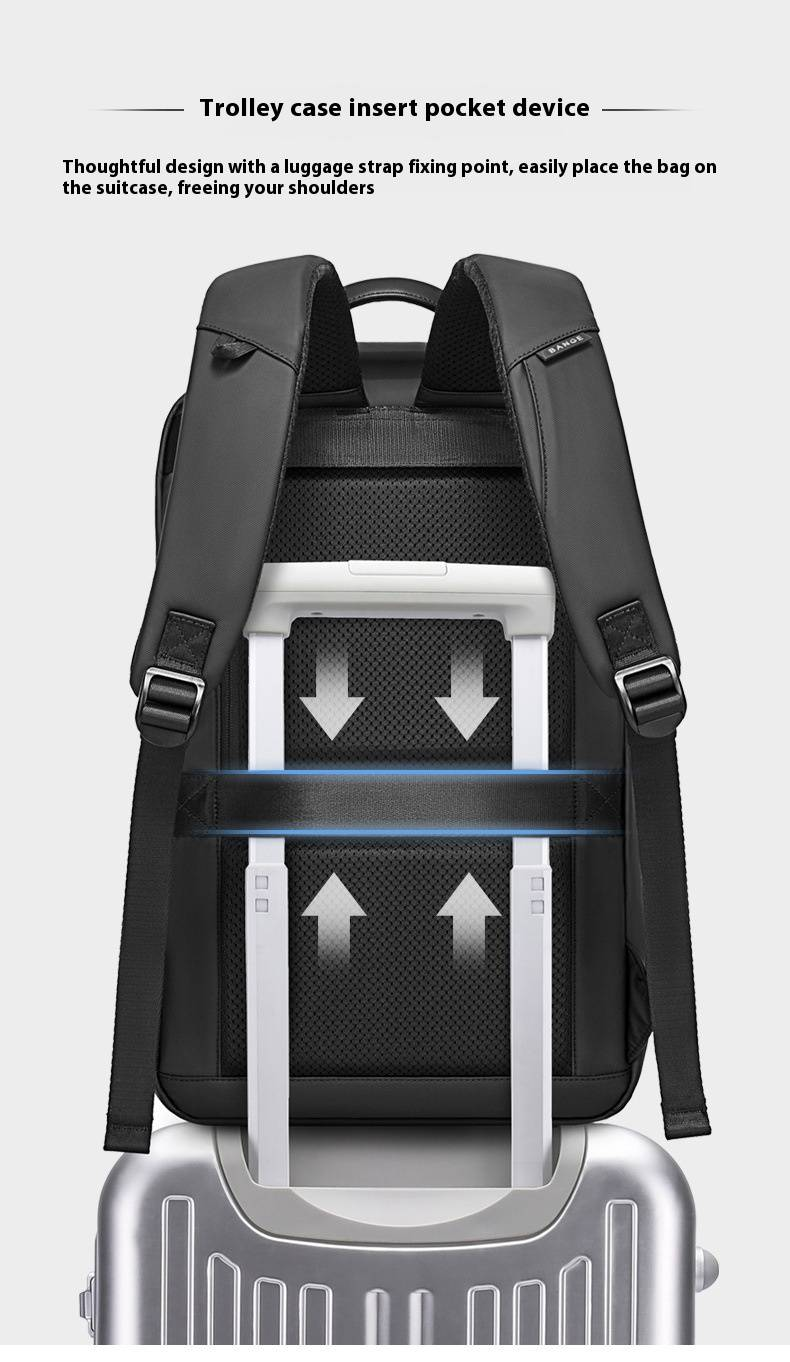 Professional Waterproof Laptop Backpack For Men & Women – Large Capacity Business Travel Bag With Anti-Theft Design, Breathable Cushioned Straps_voghion.com