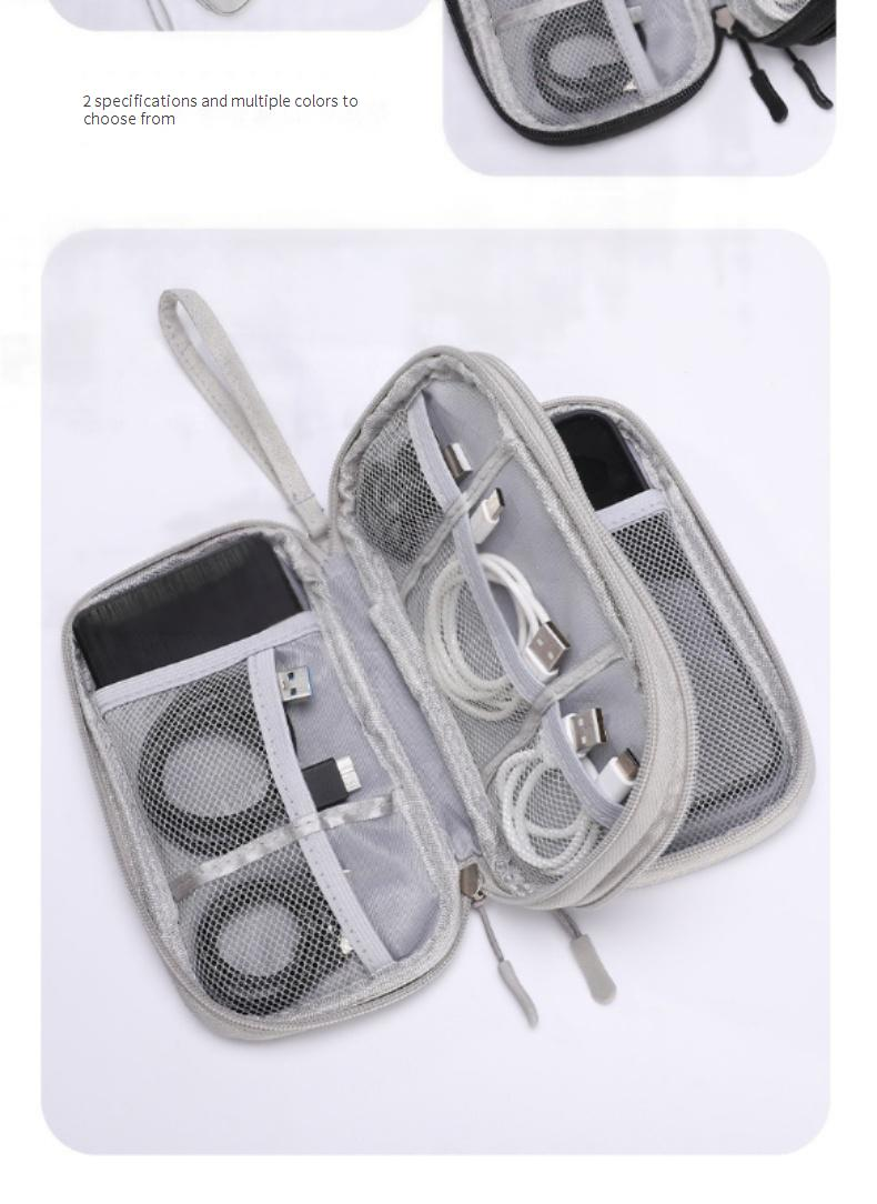 İnce Kart ve Teknoloji Düzenleyici – Kimlikler, Kredi Kartları ve USB Bellekler İçin Kompakt Seyahat Cüzdanı (Oxford Kumaş, Modern Renkler)_voghion.com