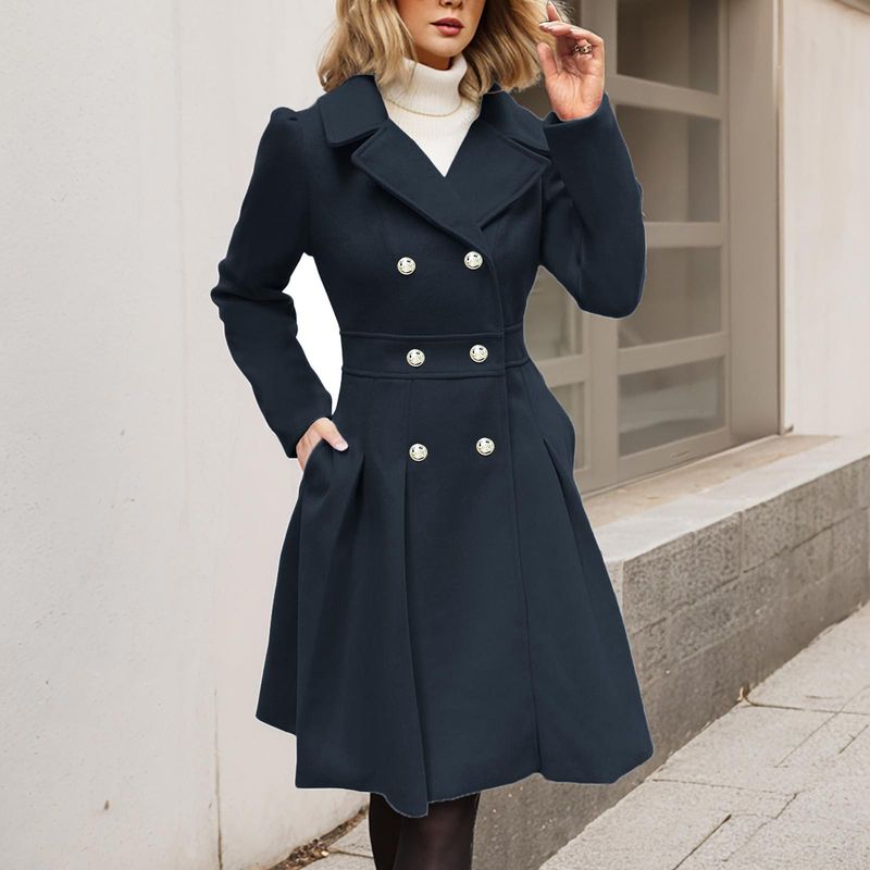 Moda feminina casaco de lã casaco feminino_voghion.com