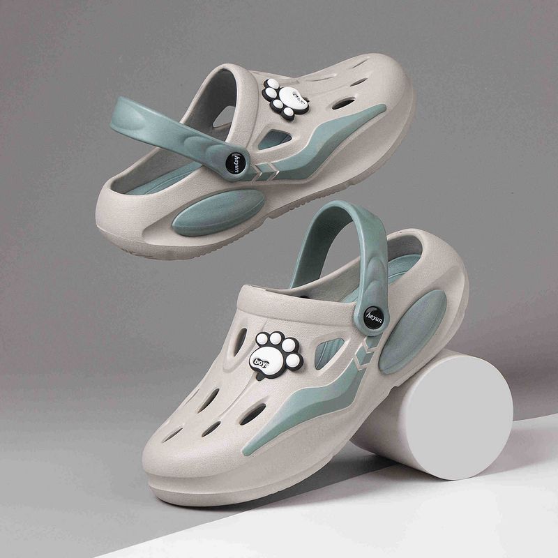 Herren Cave Summer Baotou Strandschuhe mit neuen Sandalen und Außensohle, Sportsandalen mit dicker Sohle, Halbschuhe mit doppeltem Verwendungszweck_voghion.com