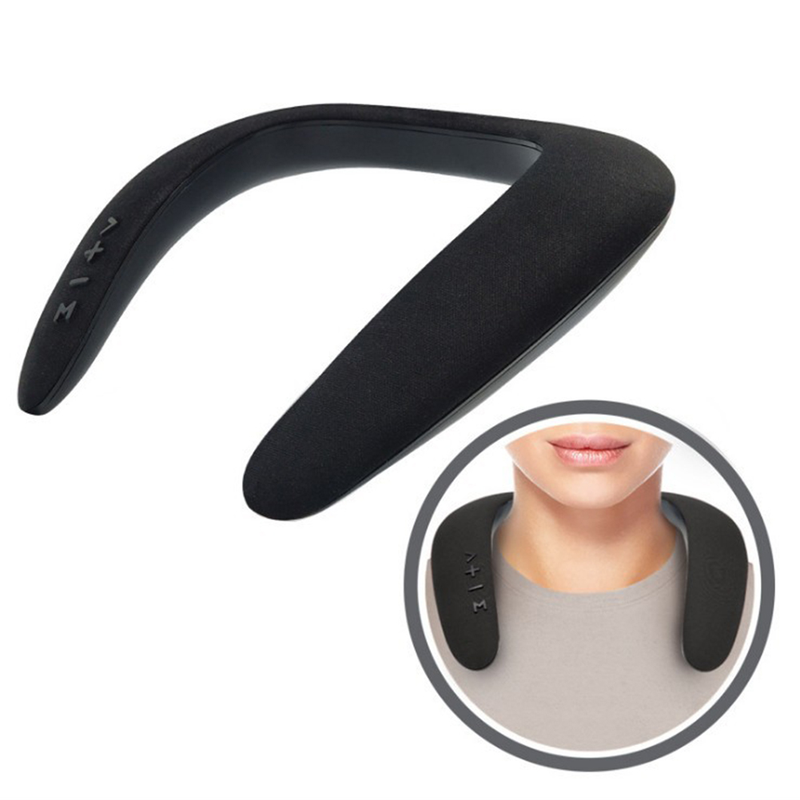 Altoparlante USB compatibile con Bluetooth con fascia da collo a forma di U. Altoparlante wireless indossabile portatile_voghion.com