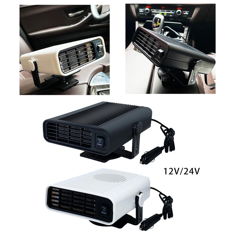 Portable Car Defroster Plug Lighter Windscreen Demister Heater Auto_voghion.com
