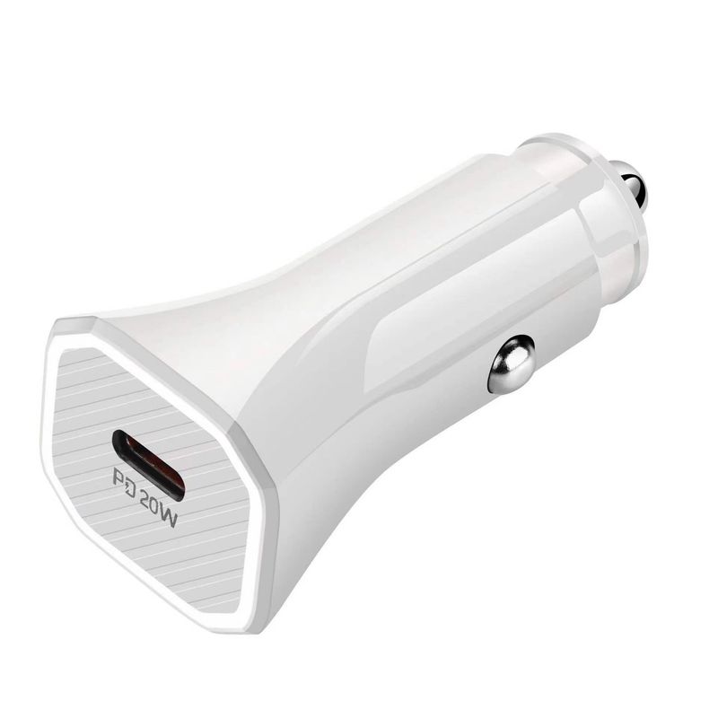 Car Chargers PD Car Charger Single Type C Port Fast Charging Charger New Flash Charging PD20W Car Charger_voghion.com