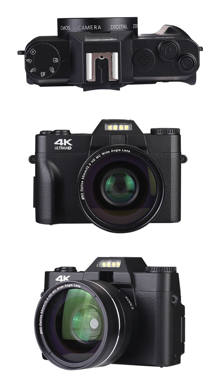 【Alta qualità】 R10 Nuova fotocamera digitale mirrorless entry-level 4K HD da 48,0 milioni di pixel per viaggi a casa con WIFI_voghion.com