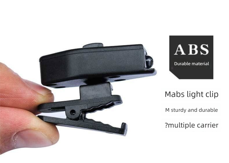 Lunettes LED multifonctions à clip, mini lampe de poche, éclairage de lecture, éclairage de nuit, éclairage de pêche en plein air, type batterie_voghion.com