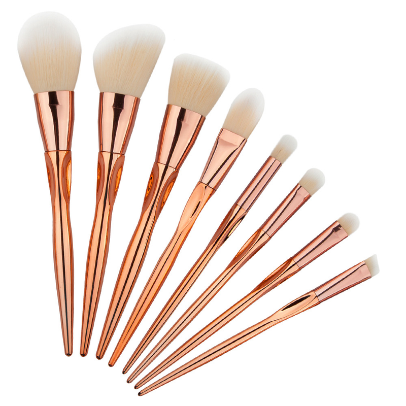 8-teiliges Make-up-Pinsel-Set in Herzform, Beauty-Tools, Make-up, GUJHUI Yuncai_voghion.com