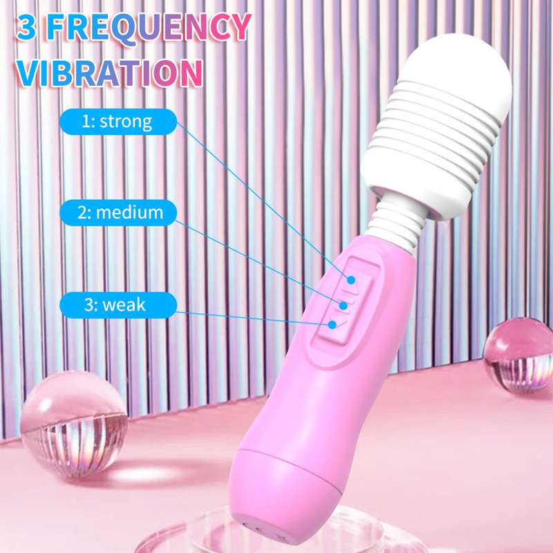 Mini vibratori con bacchetta magica per donne Stimolatore del clitoride AV Stick G Spot Massaggiatore Masturbatore femminile Sesso a_voghion.com