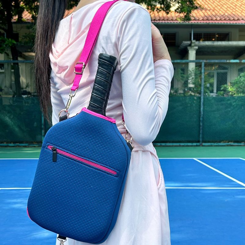 Portable Fitness Oxford Cloth Tennis Racket Unisex Shoulder Badminton Pickleball Bag_voghion.com