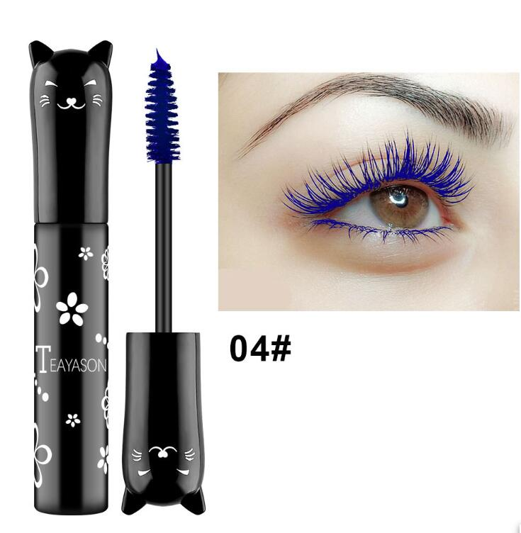 TEAYASON Color Mascara Blue Purple Pink White Purple Sapphire Coffee does not stain easily_voghion.com